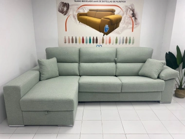 Sofá Chaise Longue Cama Italiano Luna Express de Sofás Valencia