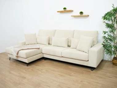Sofá Génova Chaise longue Extraíble Express de Sofás Valencia