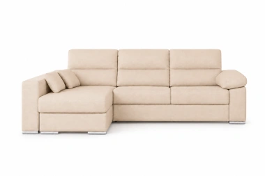 Sofá Cama Chaiselongue con Sistema Italiano Luna de Sofás Valencia