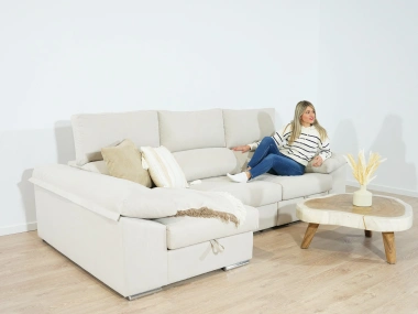 Sofá Chaise longue Modelo Tarragona de Sofás Valencia - 9