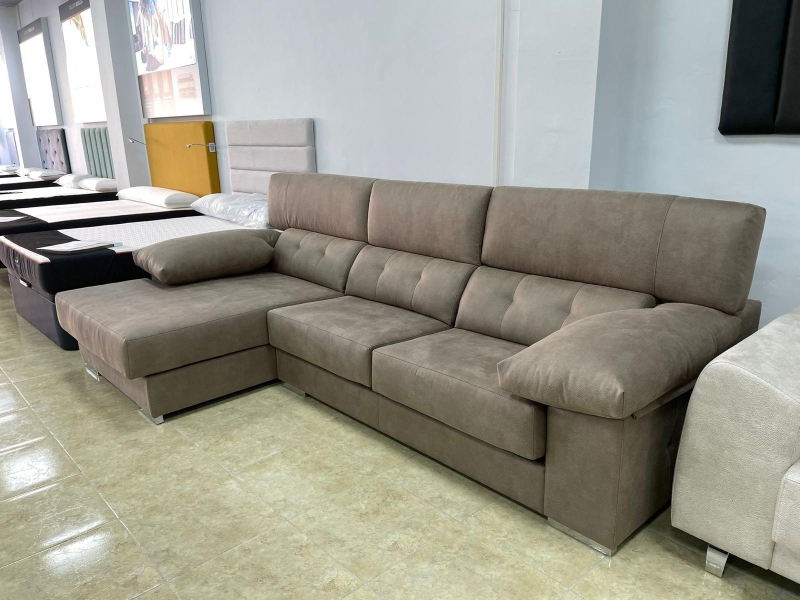 Sofá Chaise Longue Troyer Stock 1