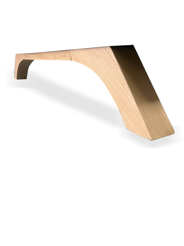 Miniatura del Pata para sofá - Alta Zócalo madera 15 cm | Sofá realizado a medida en nuestra Fábrica de Sofás Valencia