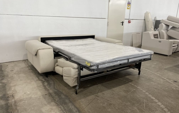 Sofá cama de diseño con sistema de apertura italiano abierto