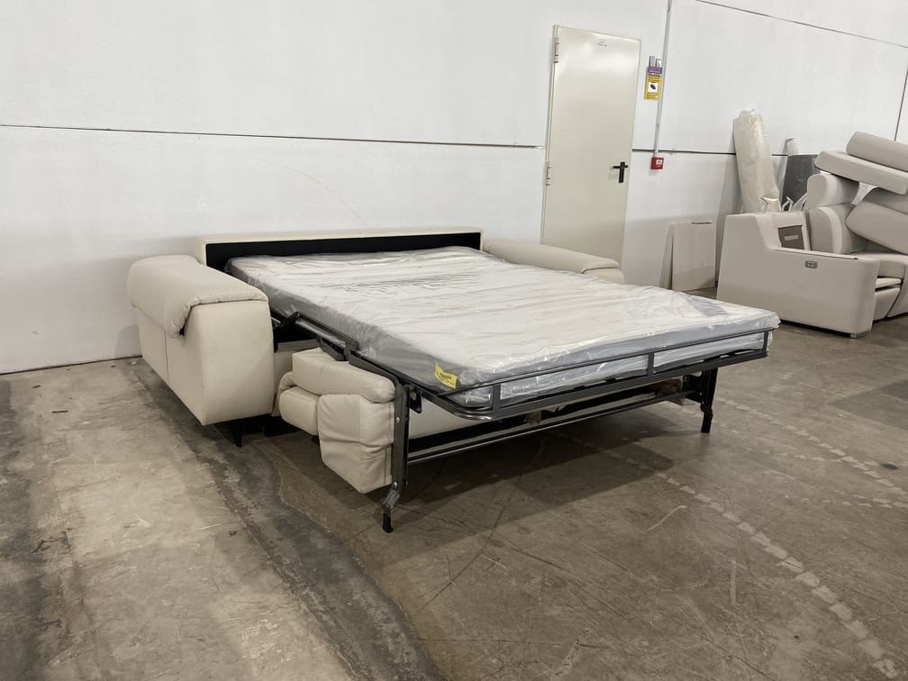 Sofá cama de diseño con sistema de apertura italiano abierto