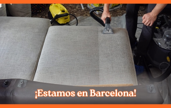 limpieza de sofás en Barcelona