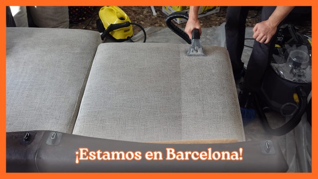 limpieza de sofás en Barcelona