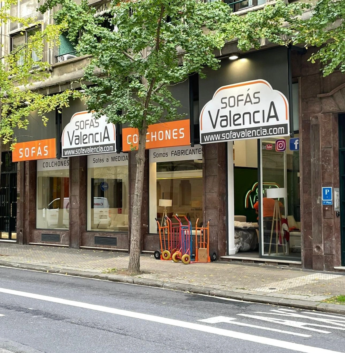 Tienda de Sofás Valencia en San Sebastián