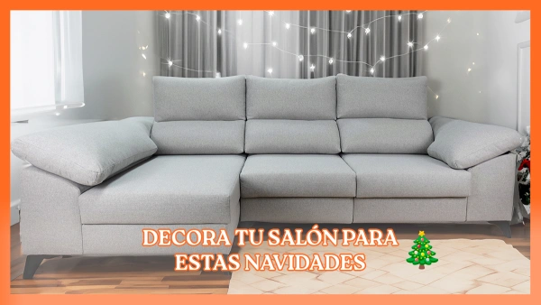 Decora tu sofá para navidad