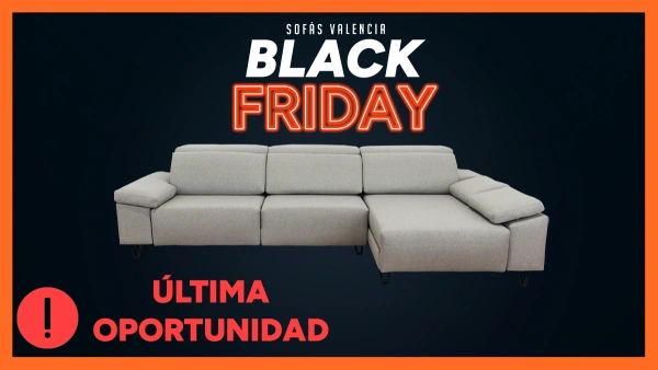 Últimas horas del Black Friday Sofás 2024