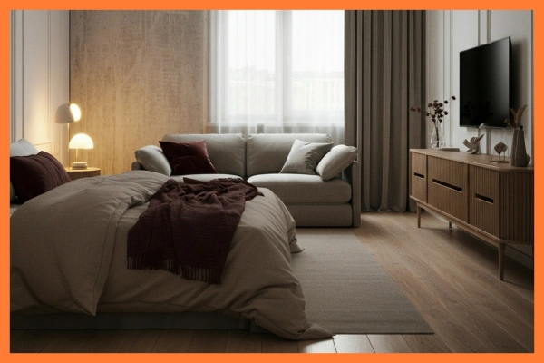 Habitación con sofá