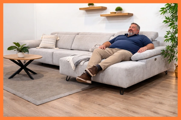 Sofás para personas corpulentas
