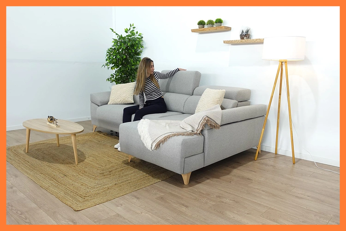 Cuando poner sofa chaise longue en el salón