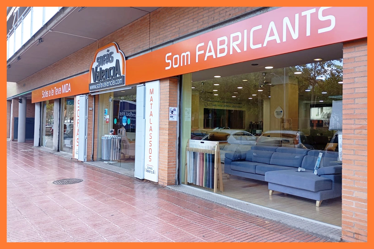 Tienda de sofás en Barcelona