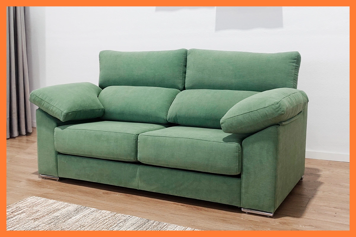 Sofá verde