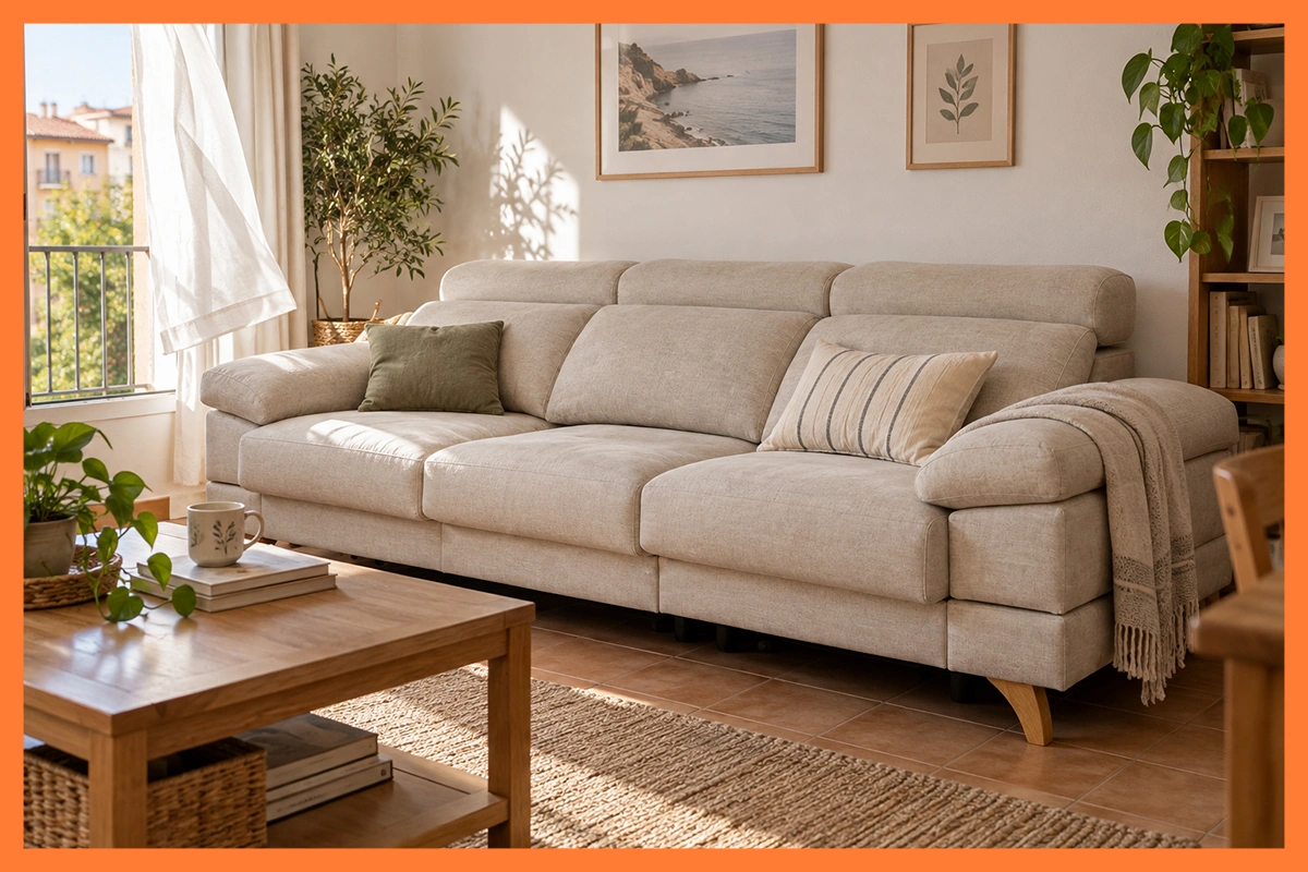 Quitar humedad al sofa