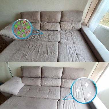 como limpiar mancha del sofá